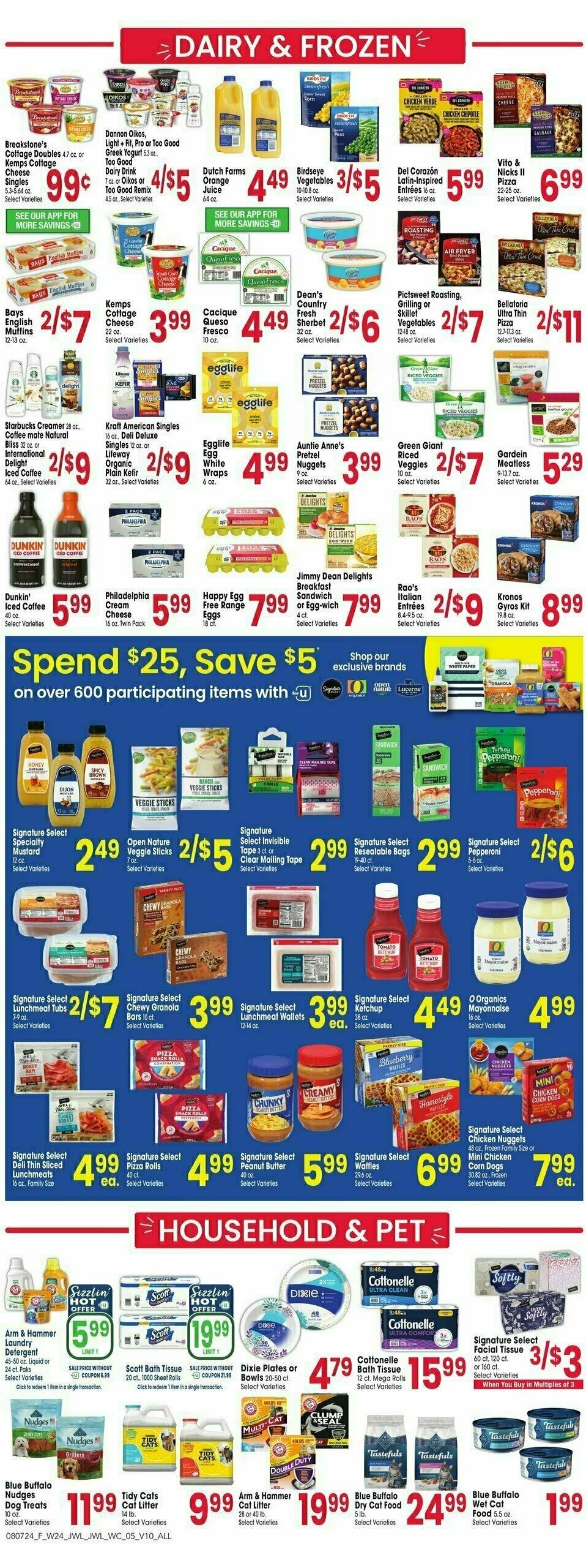 Jewel Osco Weekly Ad from August 7