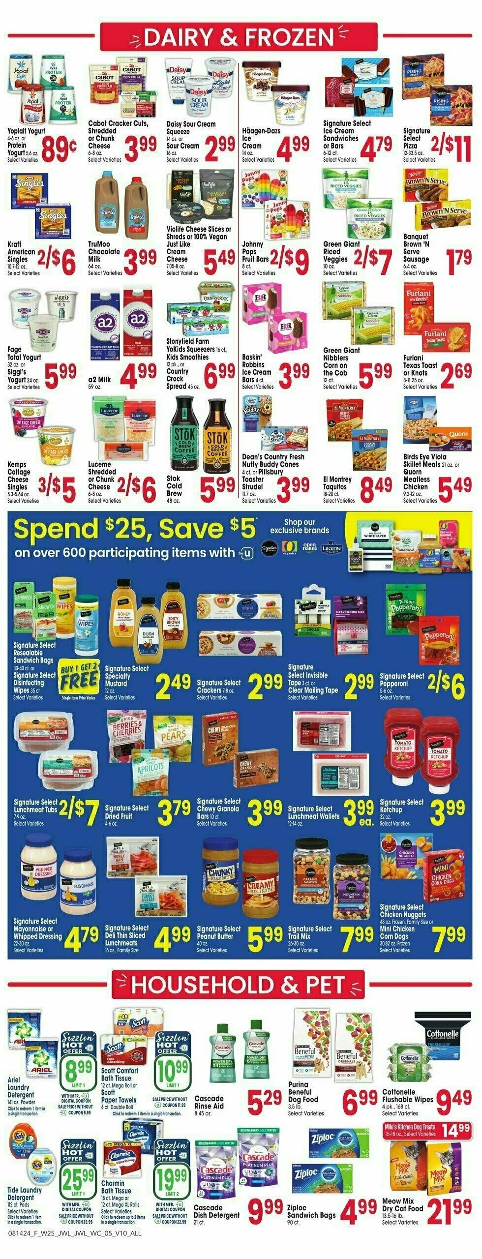 Jewel Osco Weekly Ad from August 14