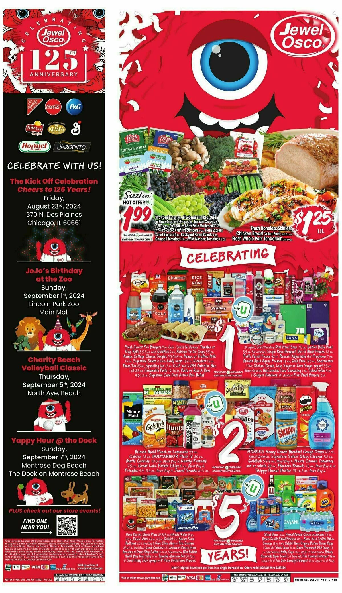 Jewel Osco Weekly Ad from August 21