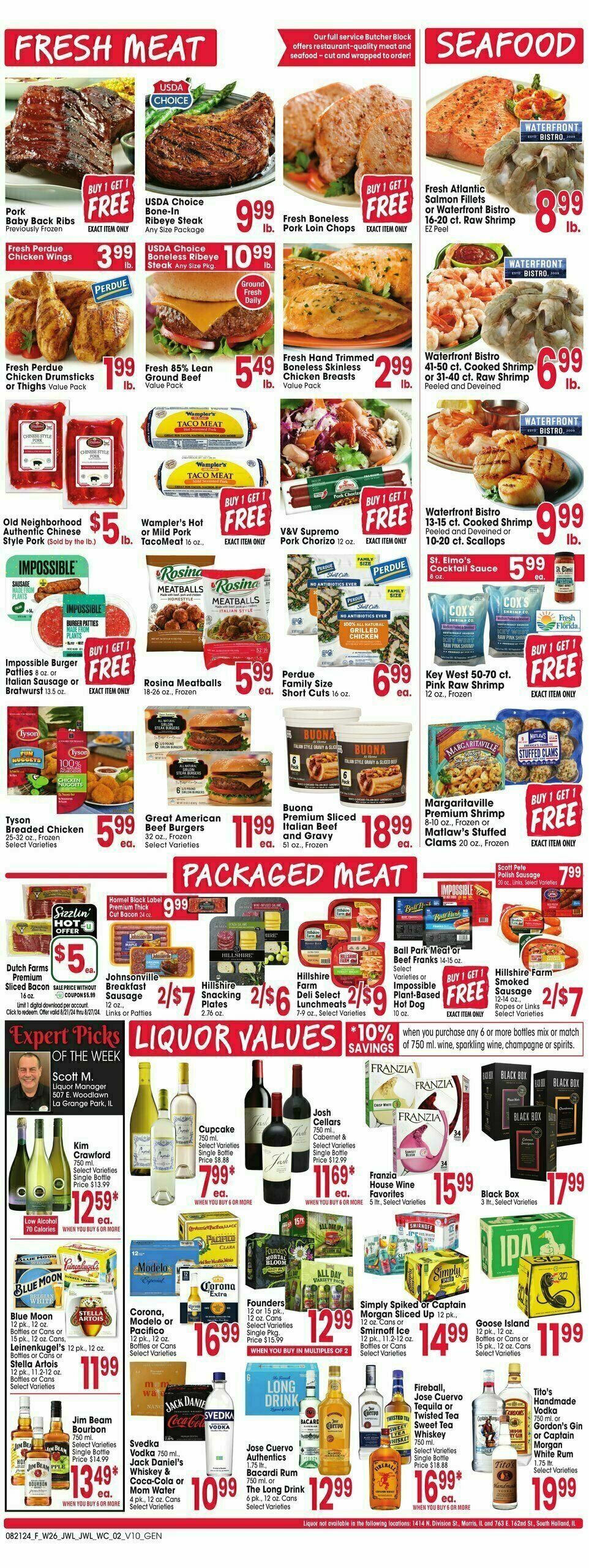 Jewel Osco Weekly Ad from August 21