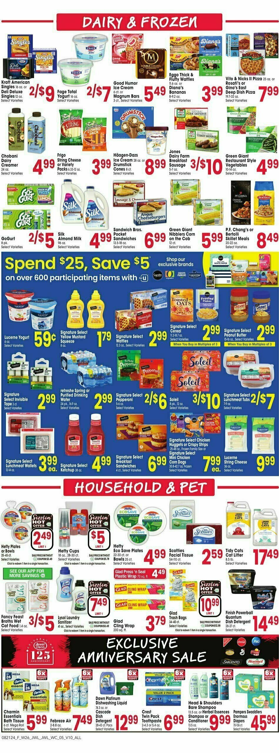 Jewel Osco Weekly Ad from August 21