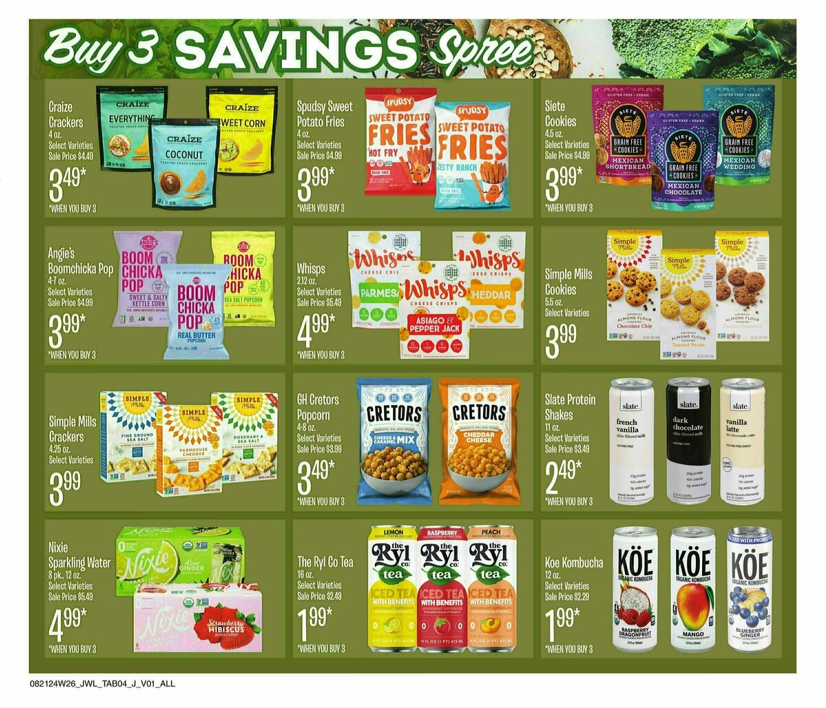 Jewel Osco ORG Weekly Ad from August 21