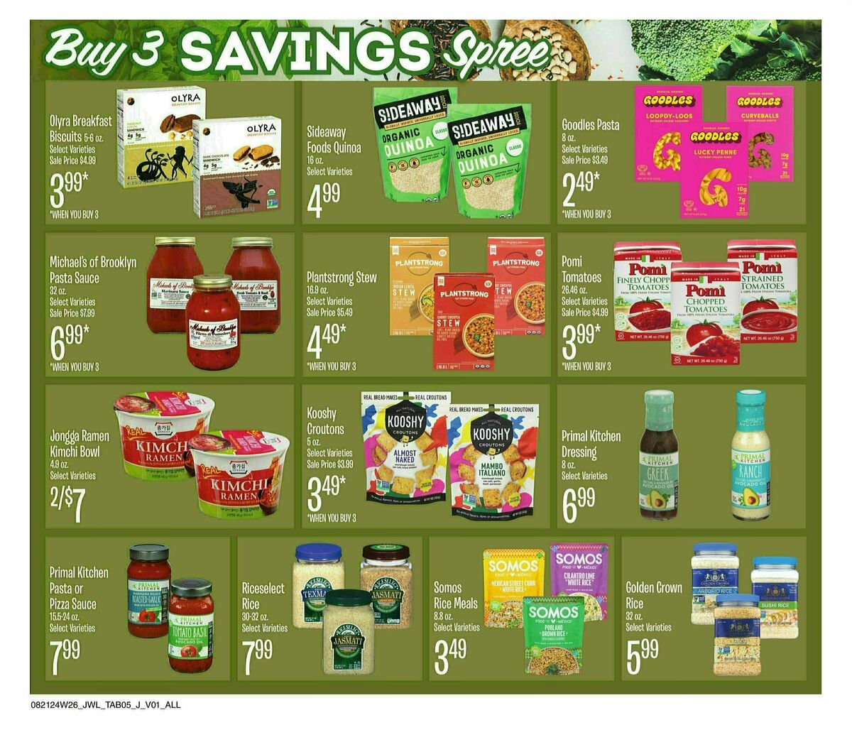 Jewel Osco ORG Weekly Ad from August 21