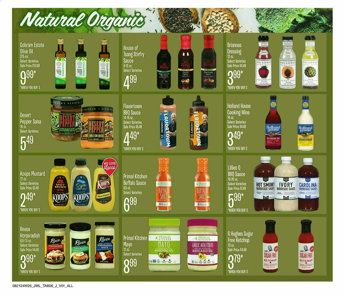 Jewel Osco ORG Weekly Ad from August 21