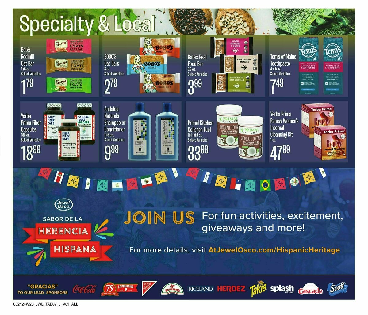 Jewel Osco ORG Weekly Ad from August 21