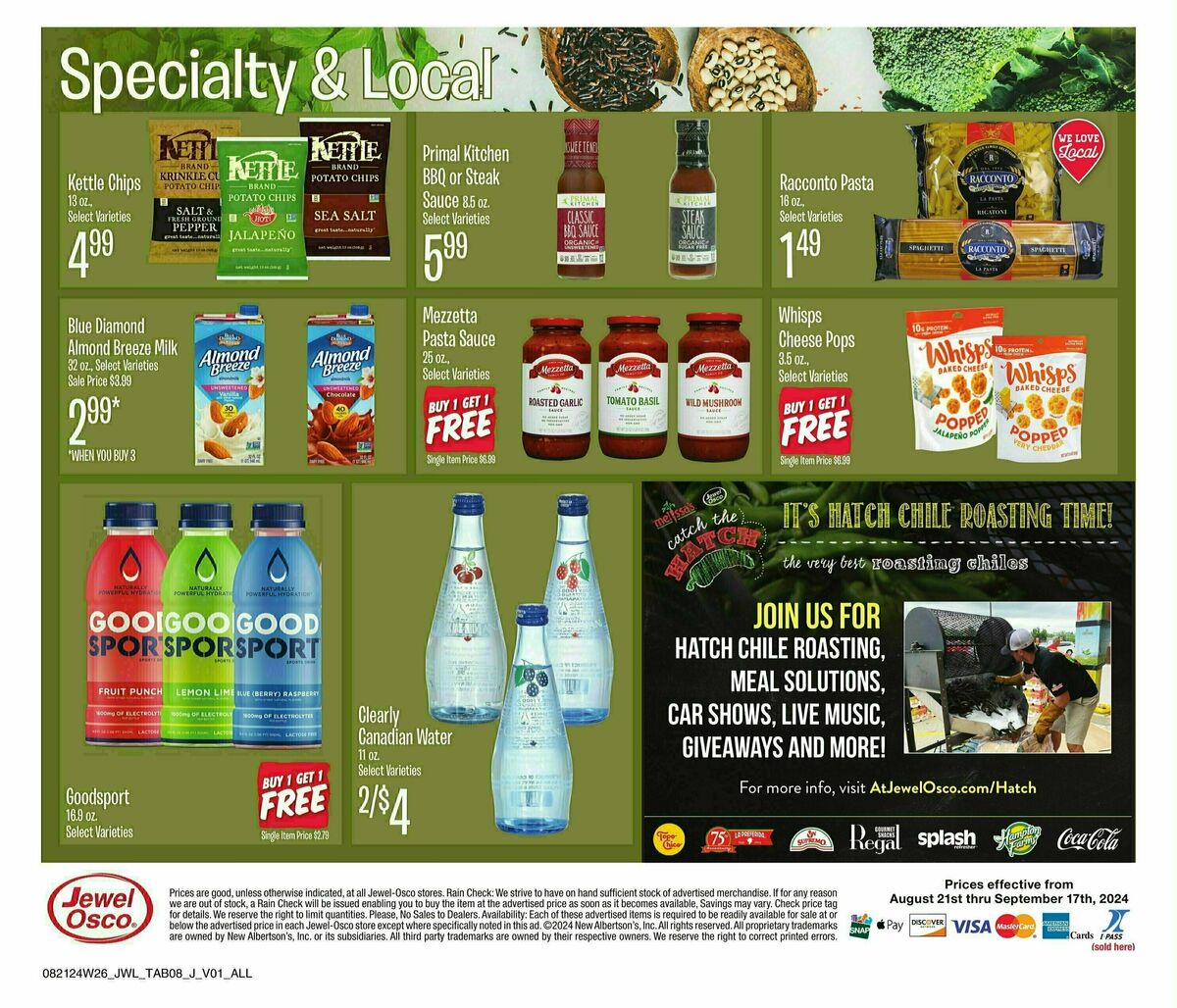 Jewel Osco ORG Weekly Ad from August 21