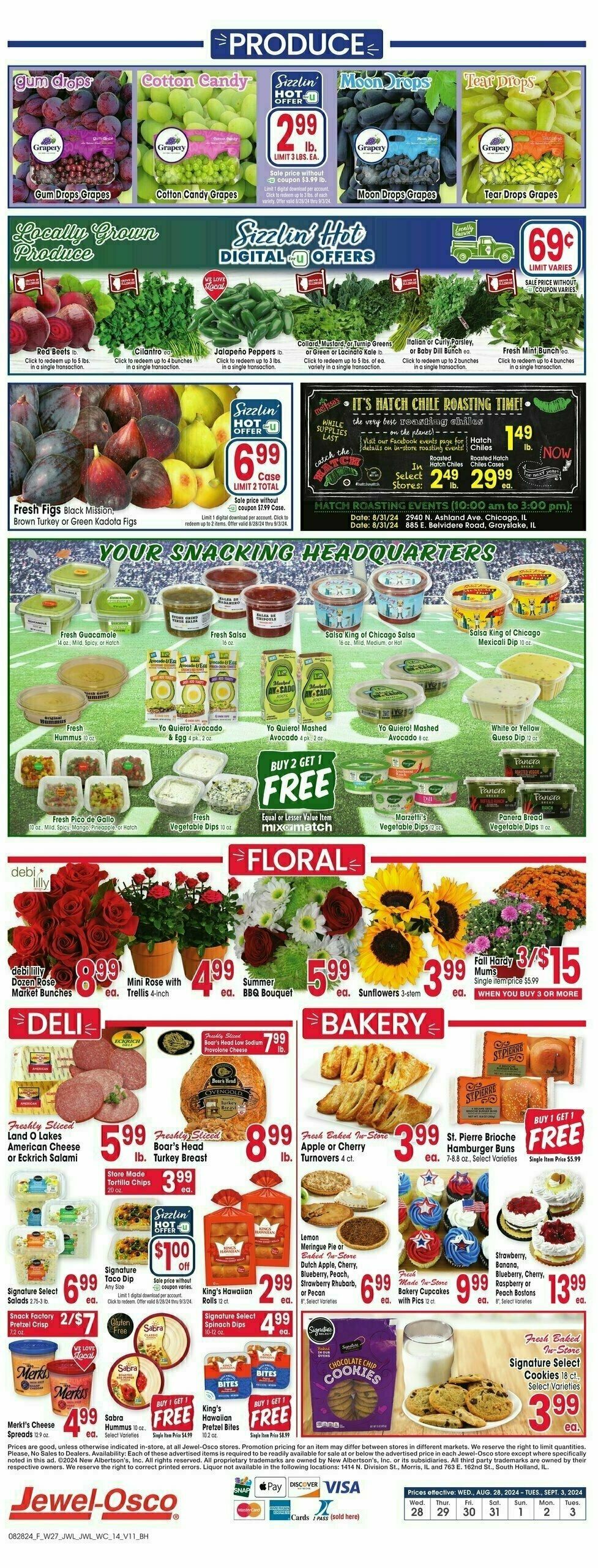 Jewel Osco Weekly Ad from August 28