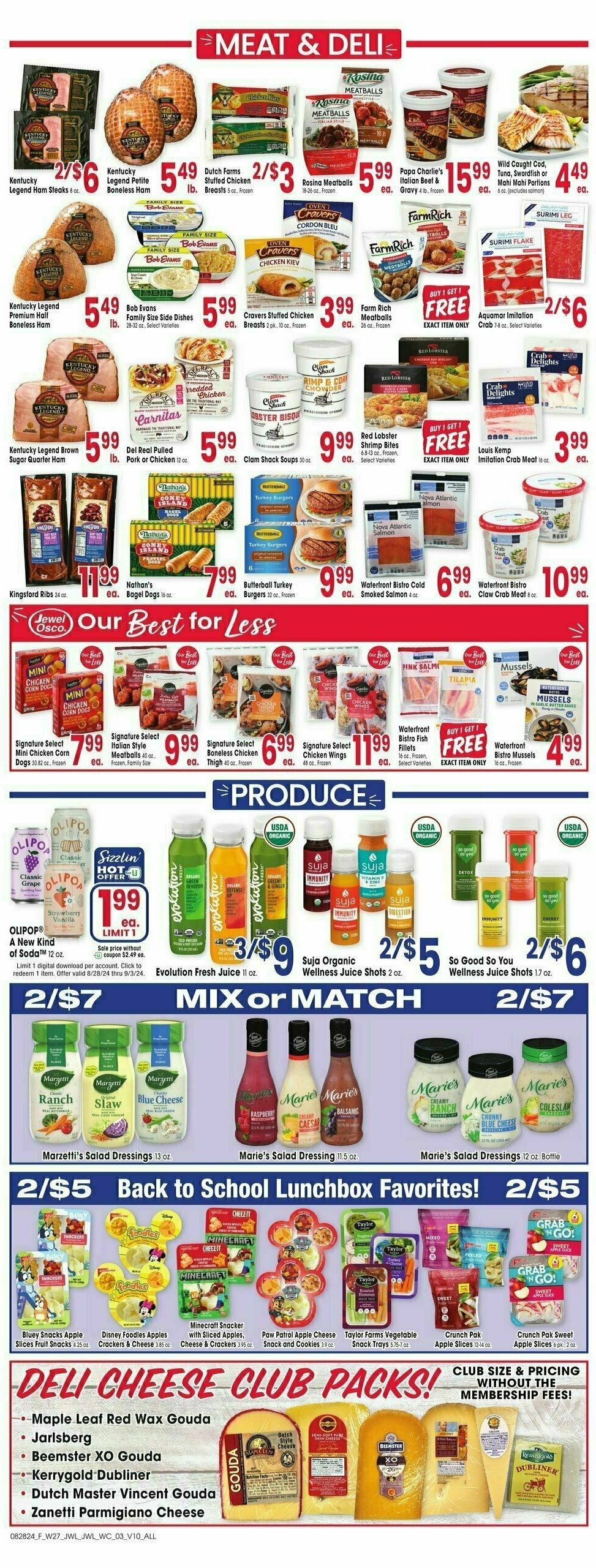 Jewel Osco Weekly Ad from August 28