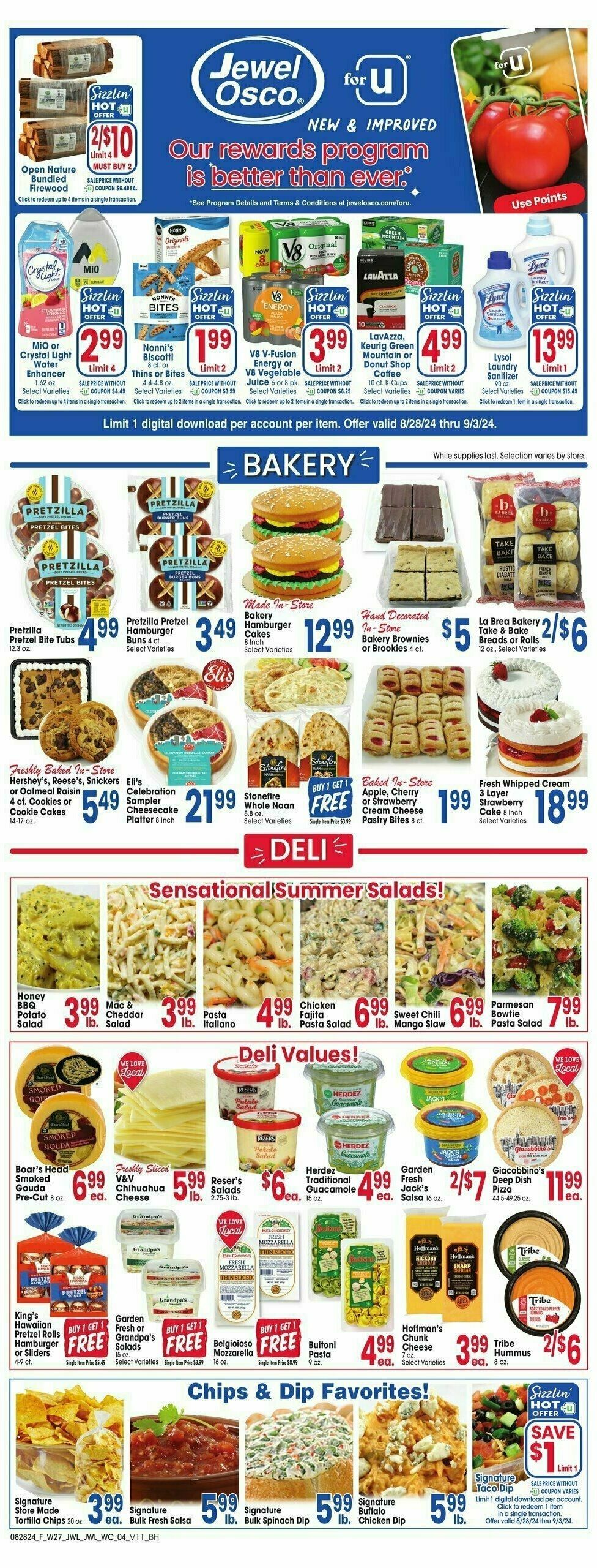 Jewel Osco Weekly Ad from August 28