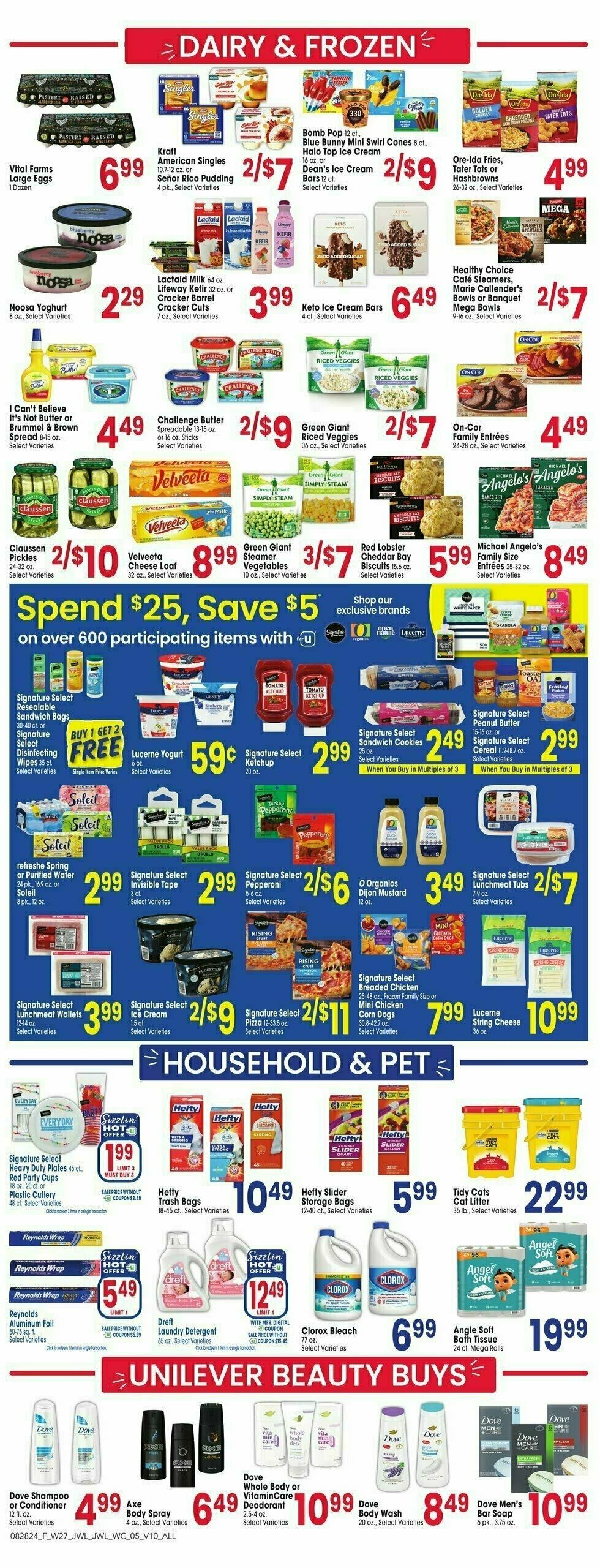 Jewel Osco Weekly Ad from August 28