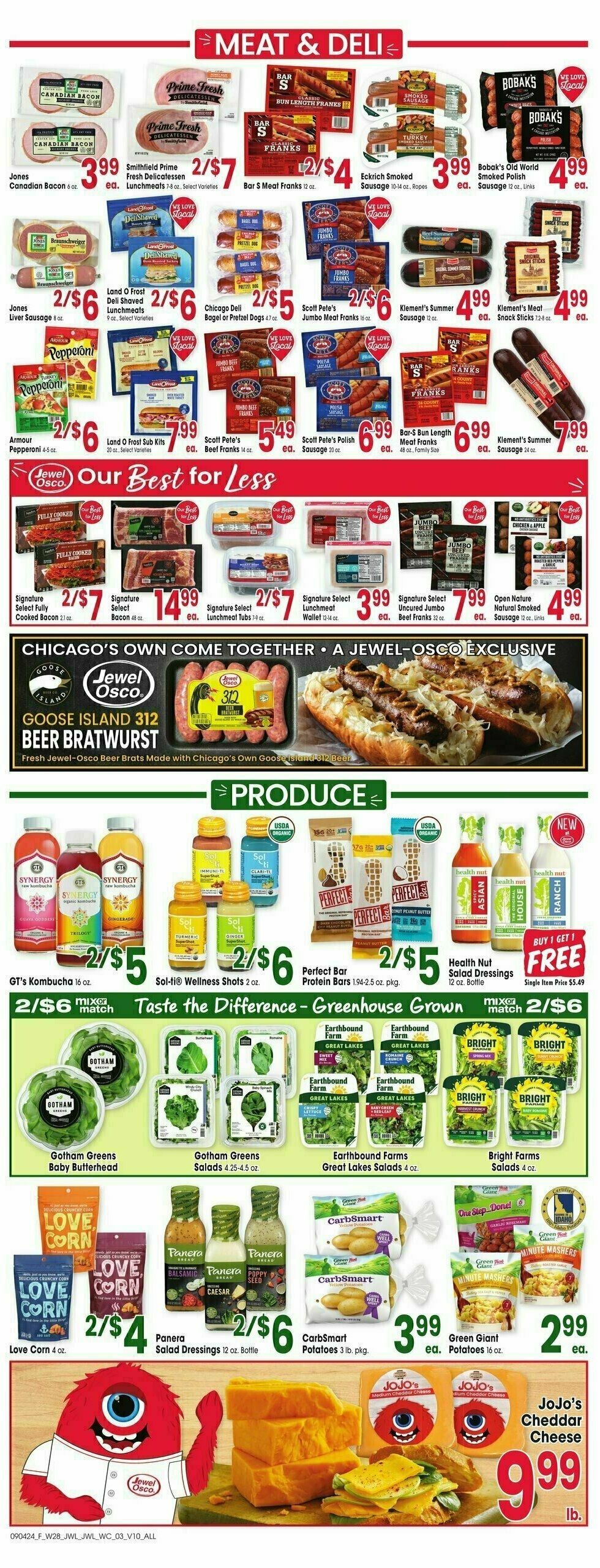 Jewel Osco Weekly Ad from September 4