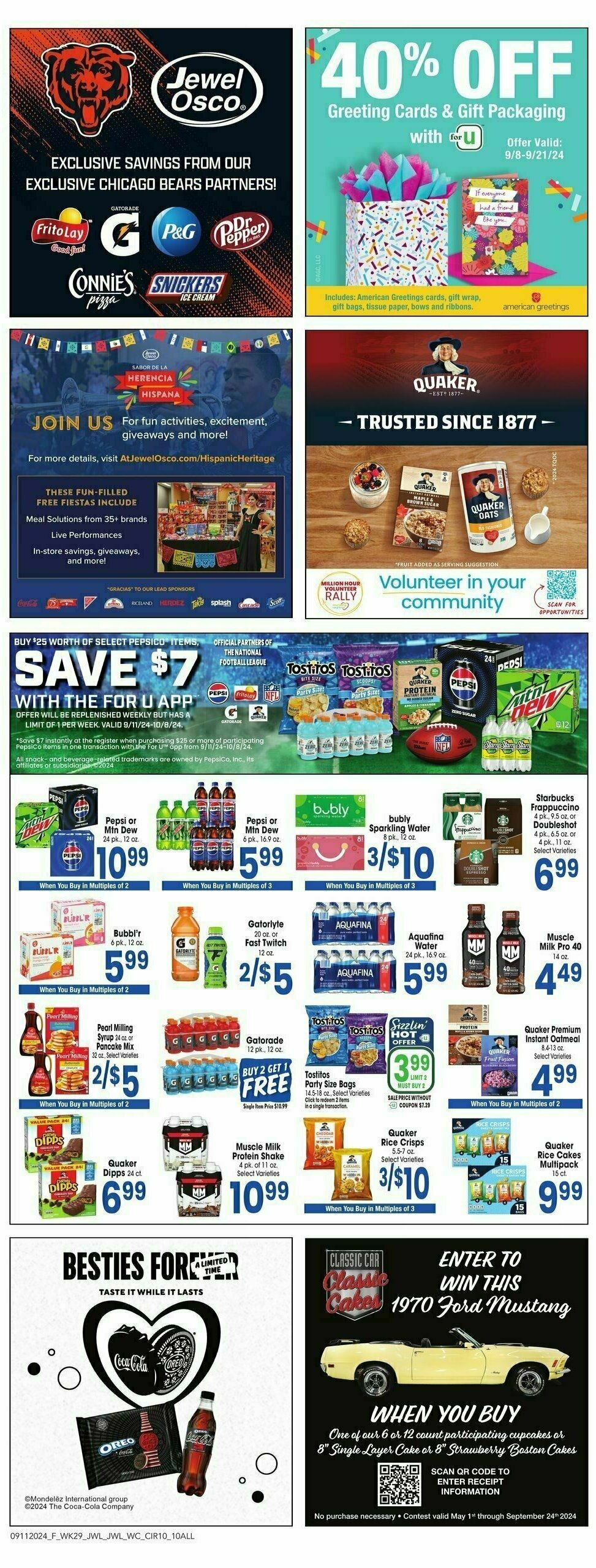 Jewel Osco Weekly Ad from September 11