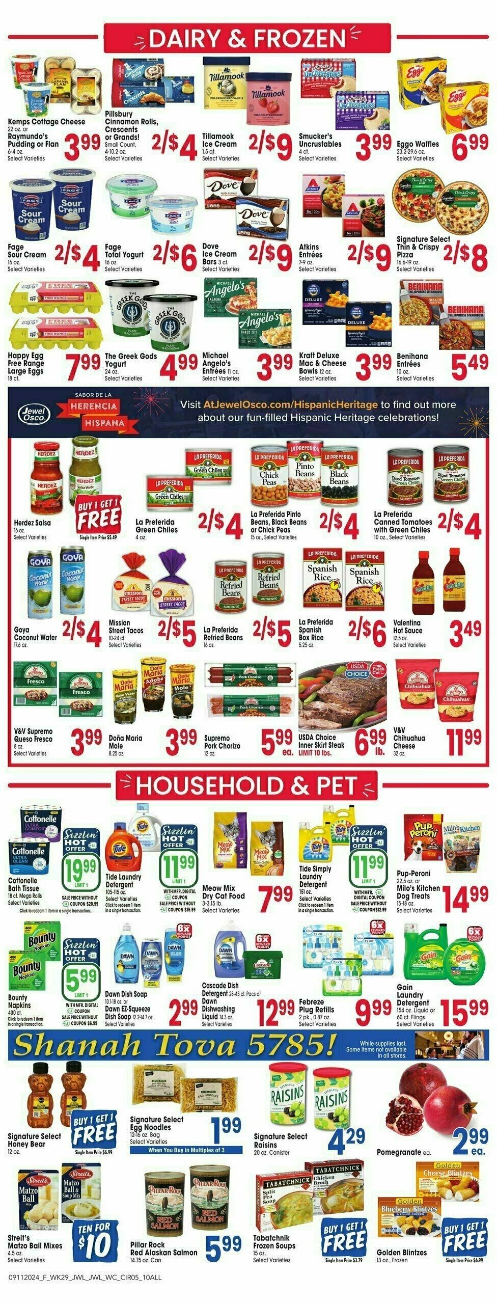 Jewel Osco Weekly Ad from September 11