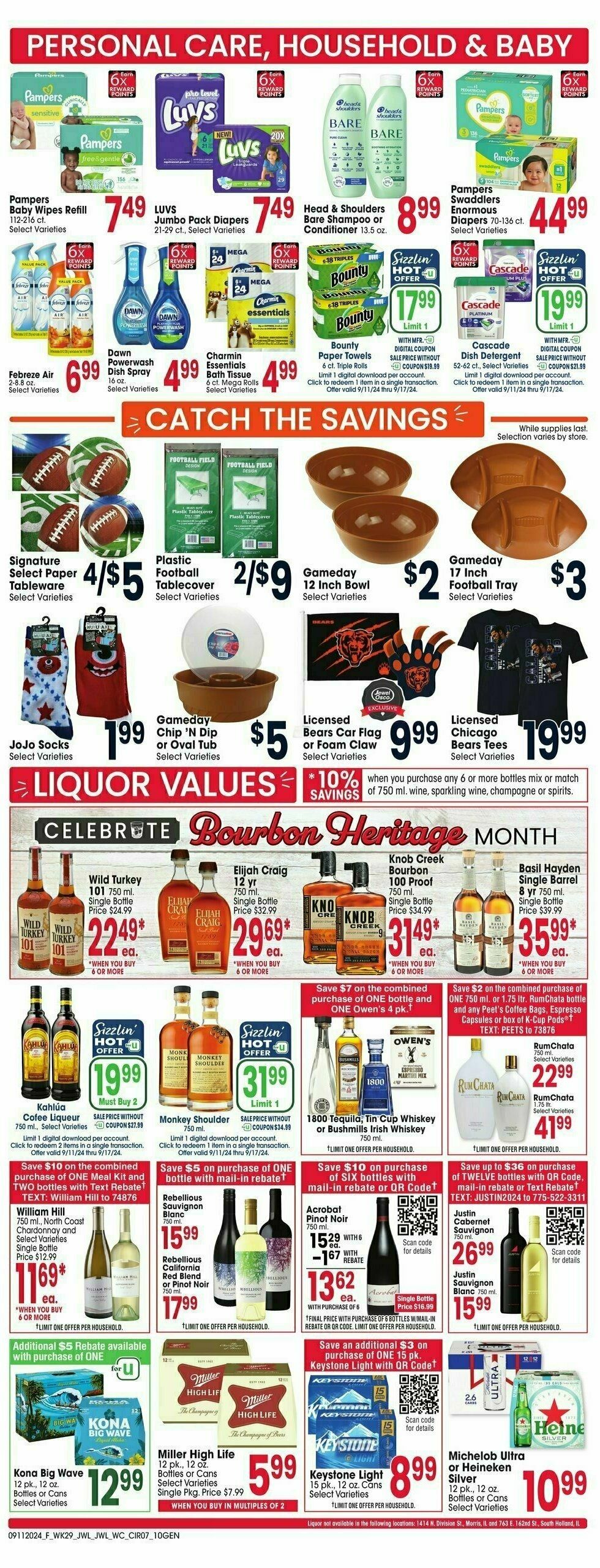 Jewel Osco Weekly Ad from September 11