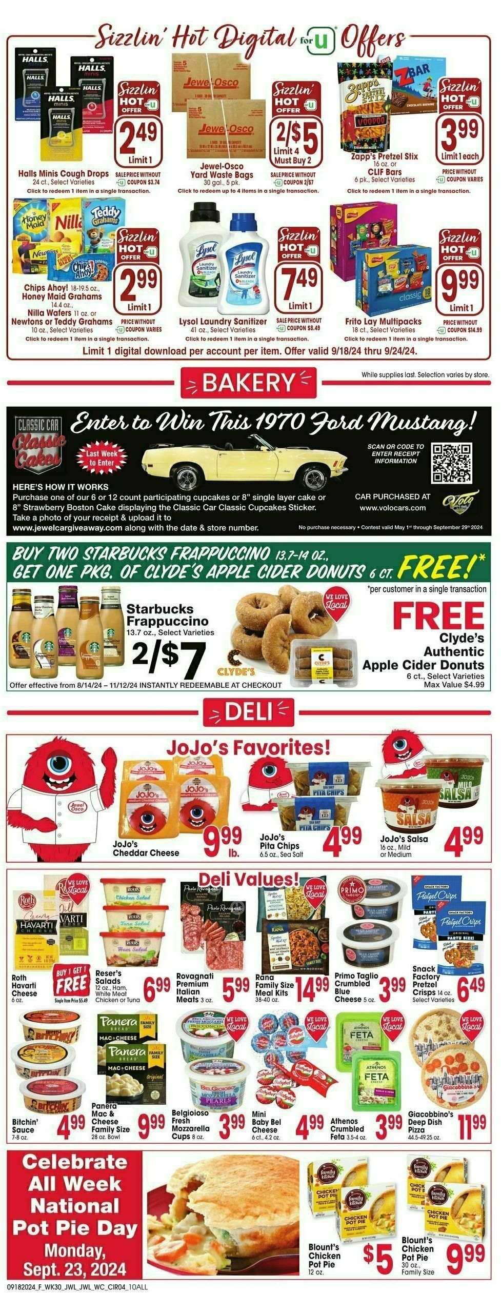 Jewel Osco Weekly Ad from September 18