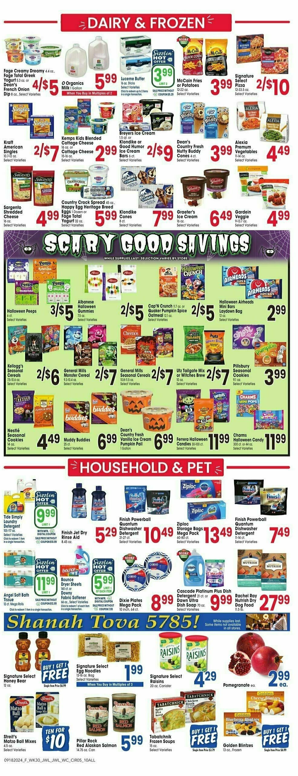 Jewel Osco Weekly Ad from September 18