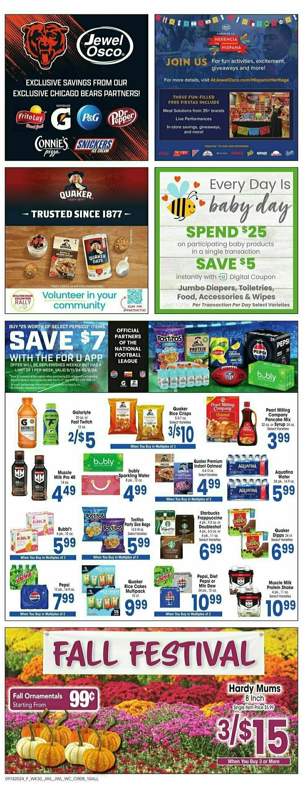 Jewel Osco Weekly Ad from September 18