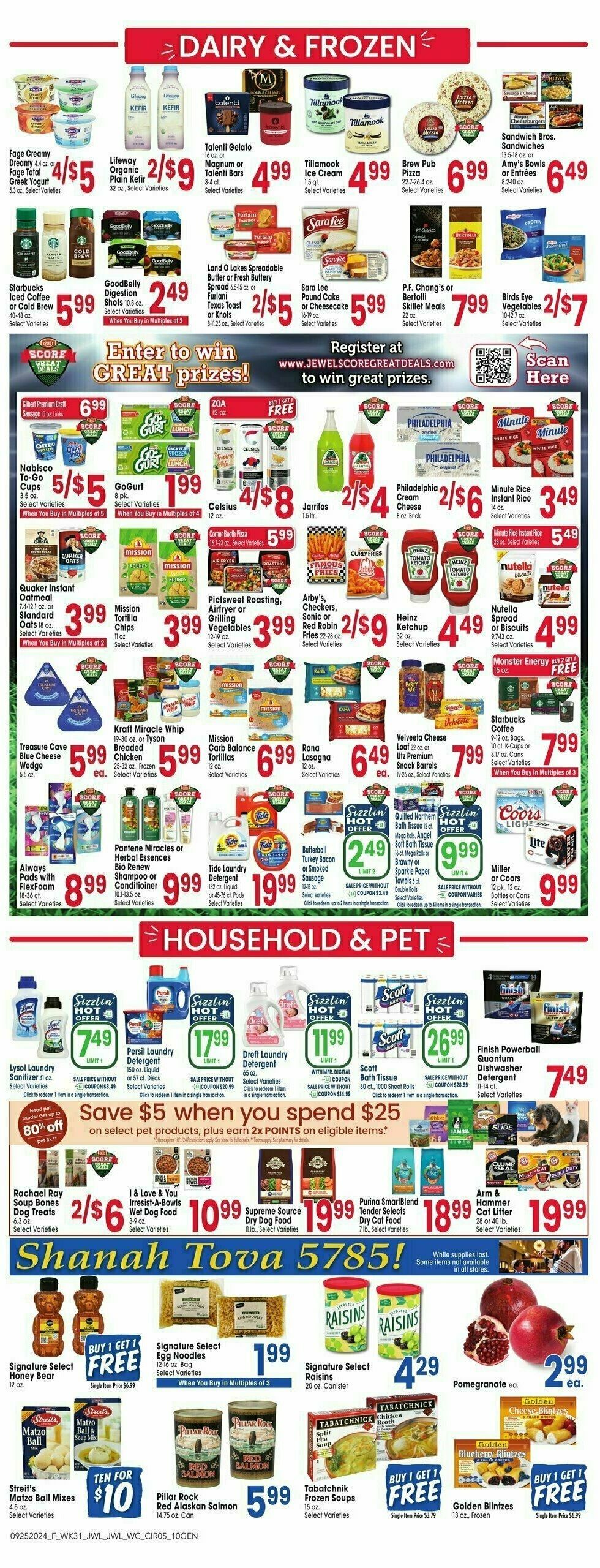 Jewel Osco Weekly Ad from September 25