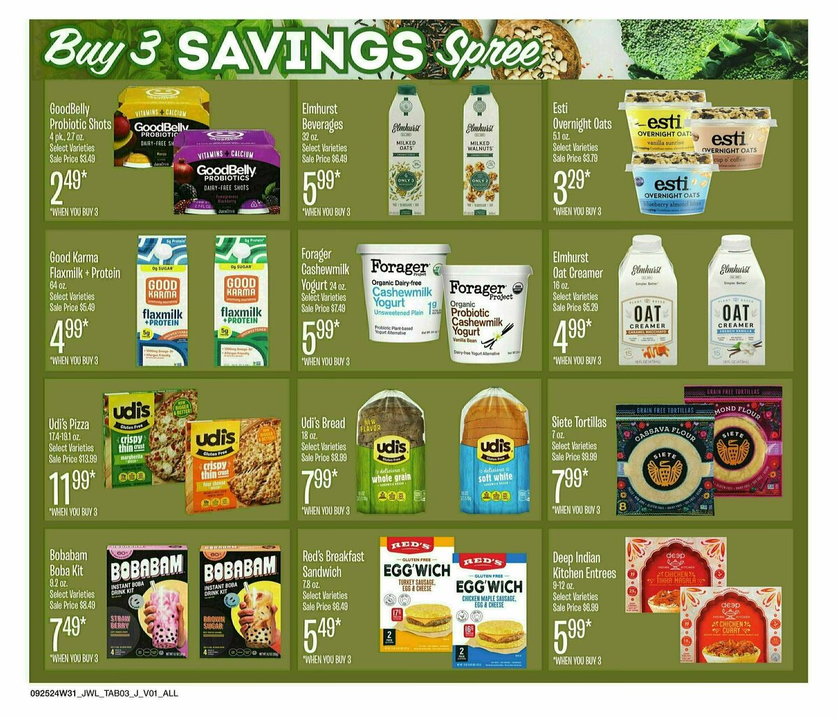 Jewel Osco Weekly Ad from September 25