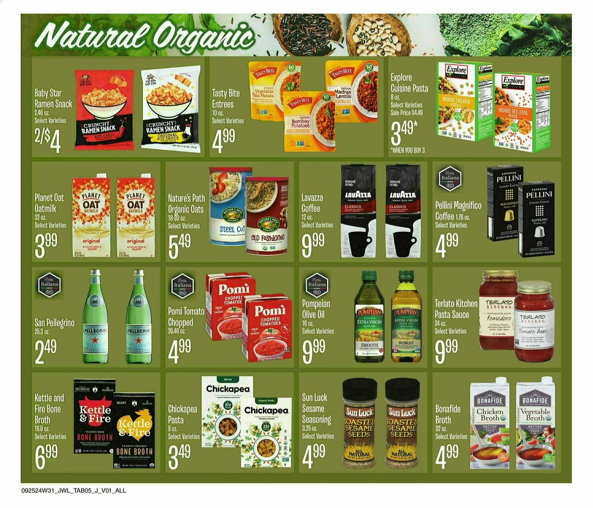 Jewel Osco Weekly Ad from September 25