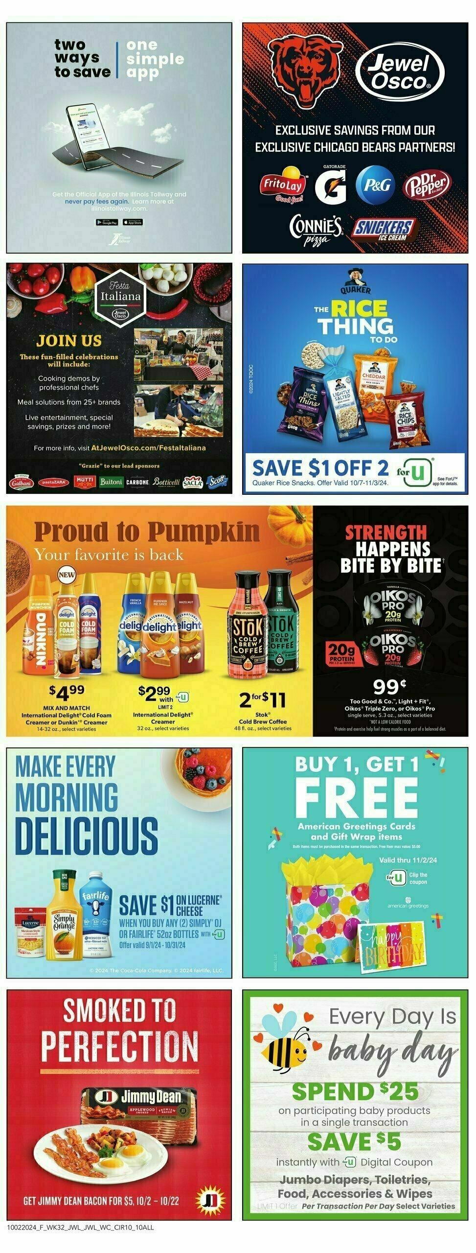 Jewel Osco Weekly Ad from October 2