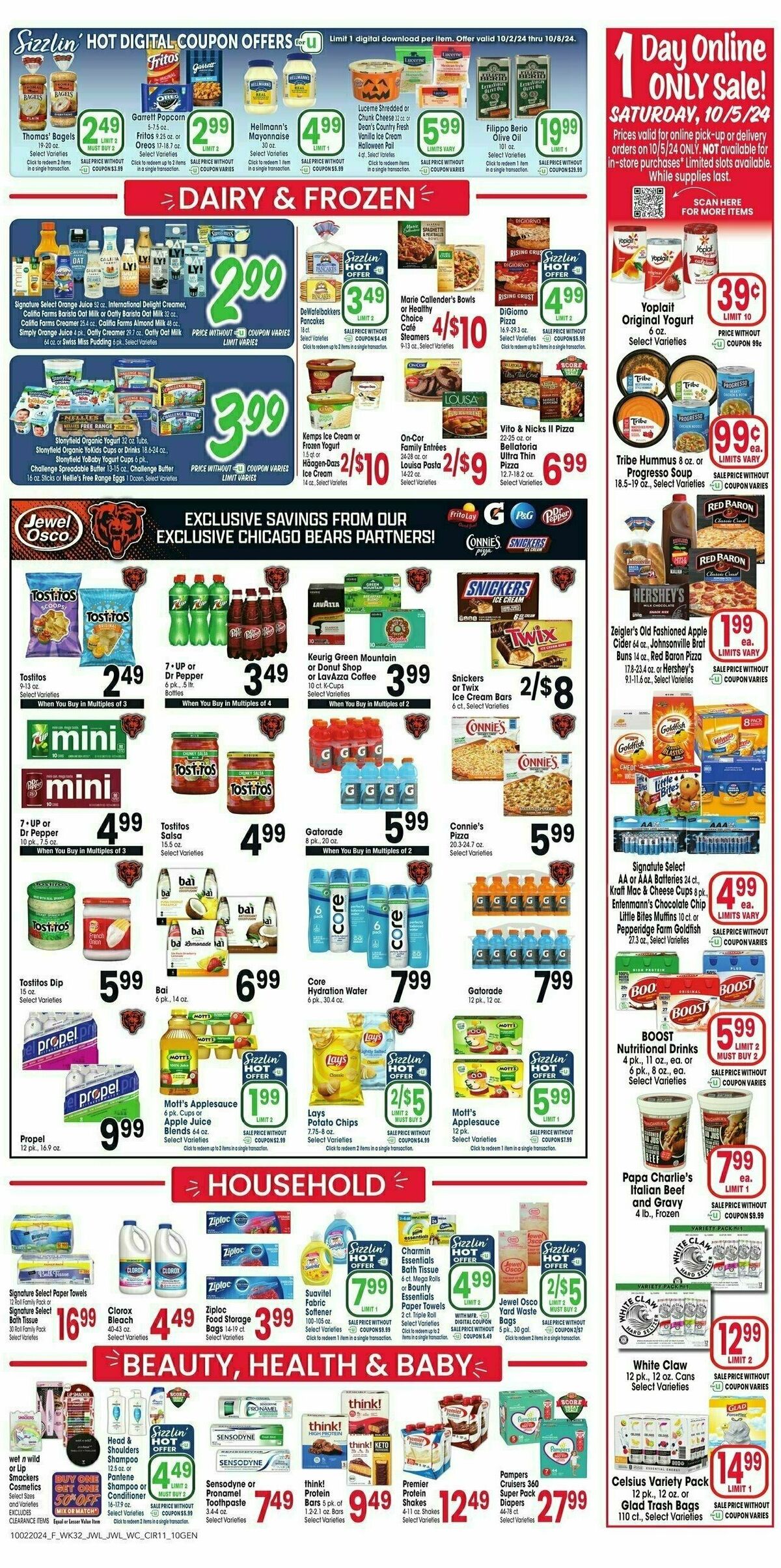 Jewel Osco Weekly Ad from October 2