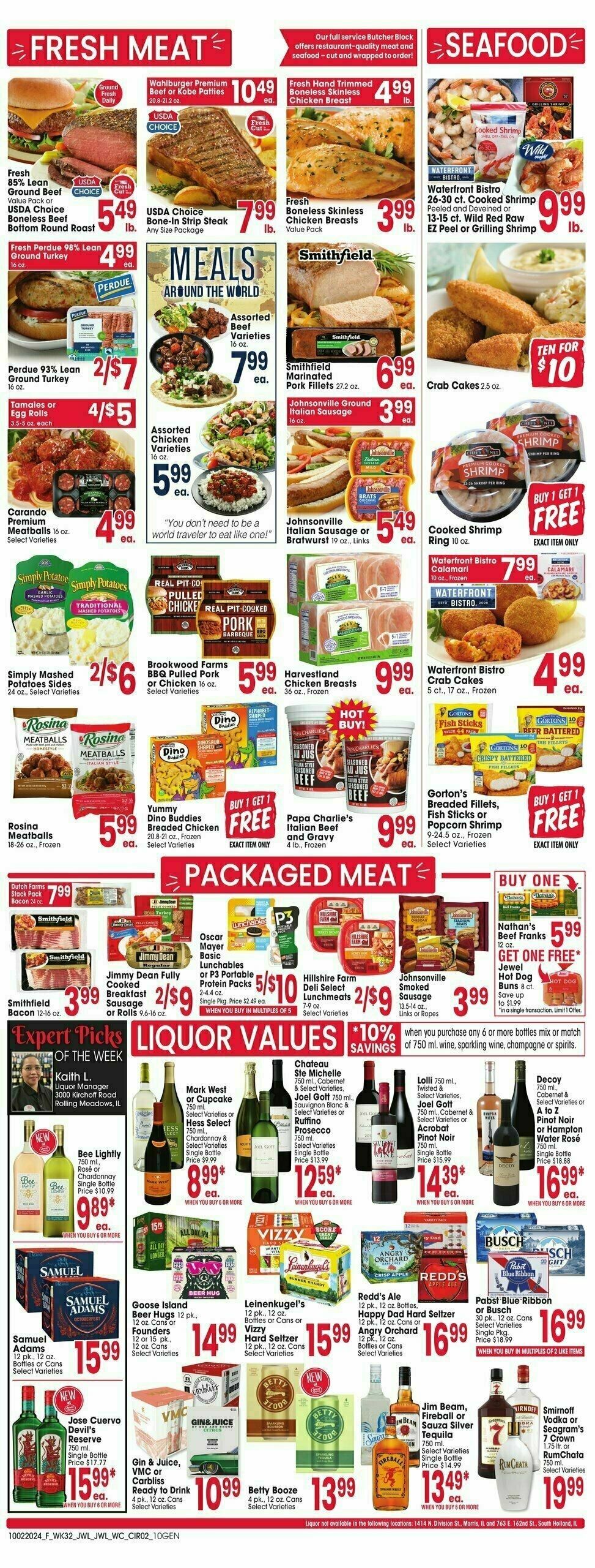 Jewel Osco Weekly Ad from October 2