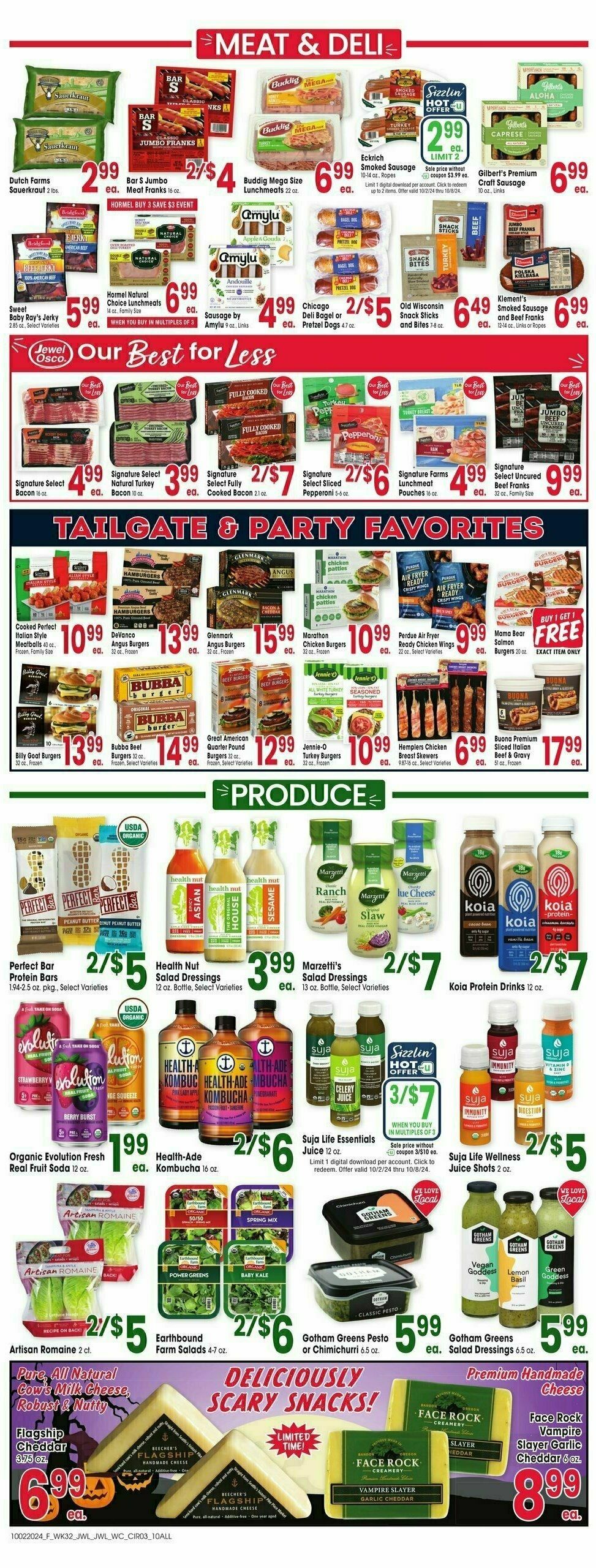 Jewel Osco Weekly Ad from October 2