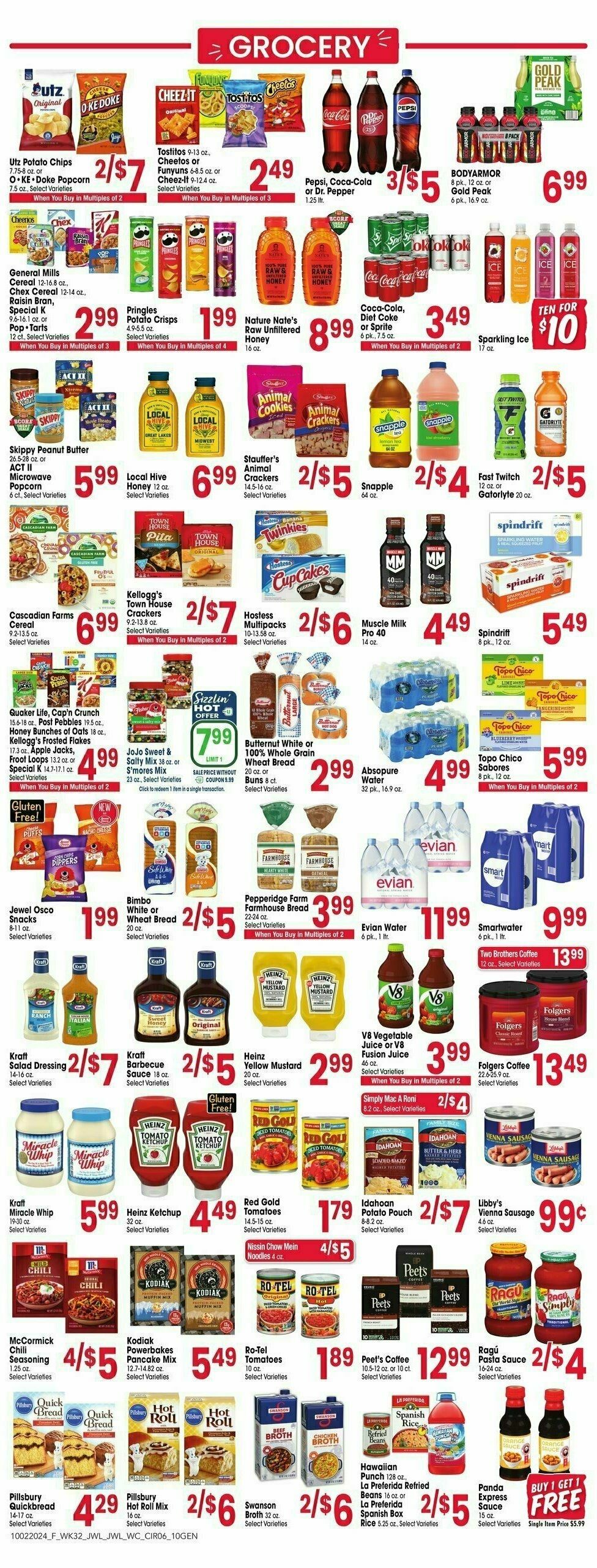 Jewel Osco Weekly Ad from October 2