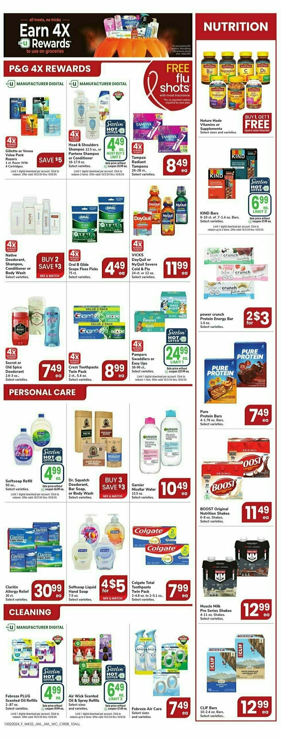 Jewel Osco Weekly Ad from October 2