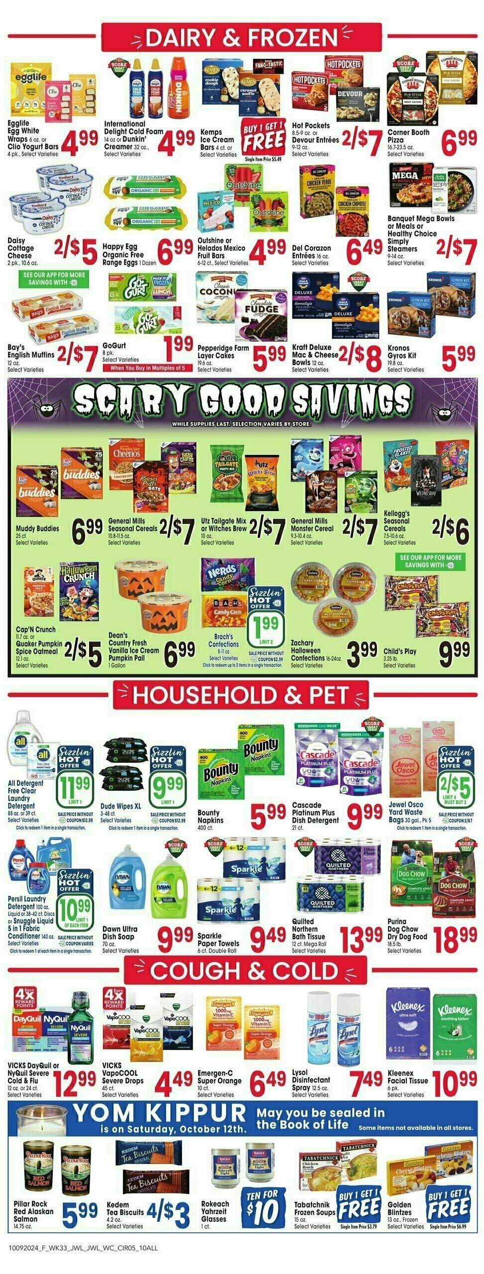 Jewel Osco Weekly Ad from October 9