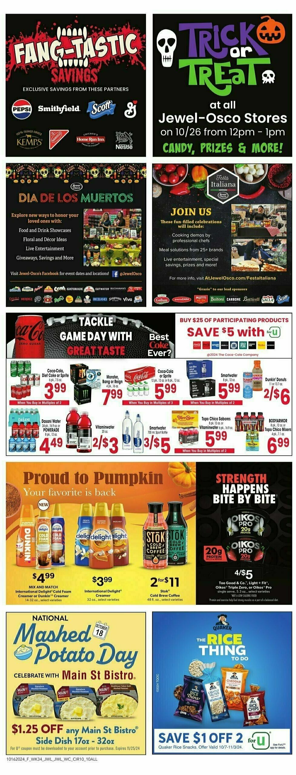 Jewel Osco Weekly Ad from October 16