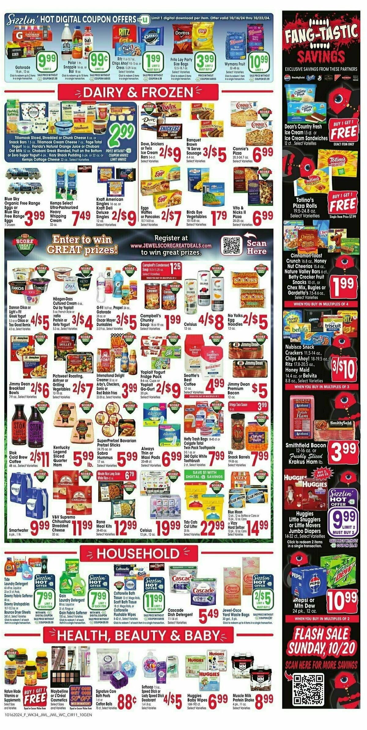 Jewel Osco Weekly Ad from October 16