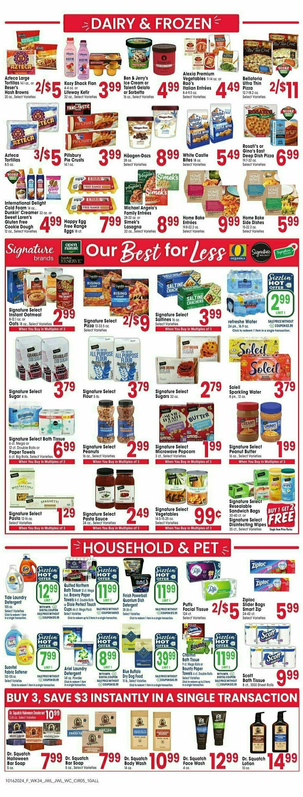 Jewel Osco Weekly Ad from October 16