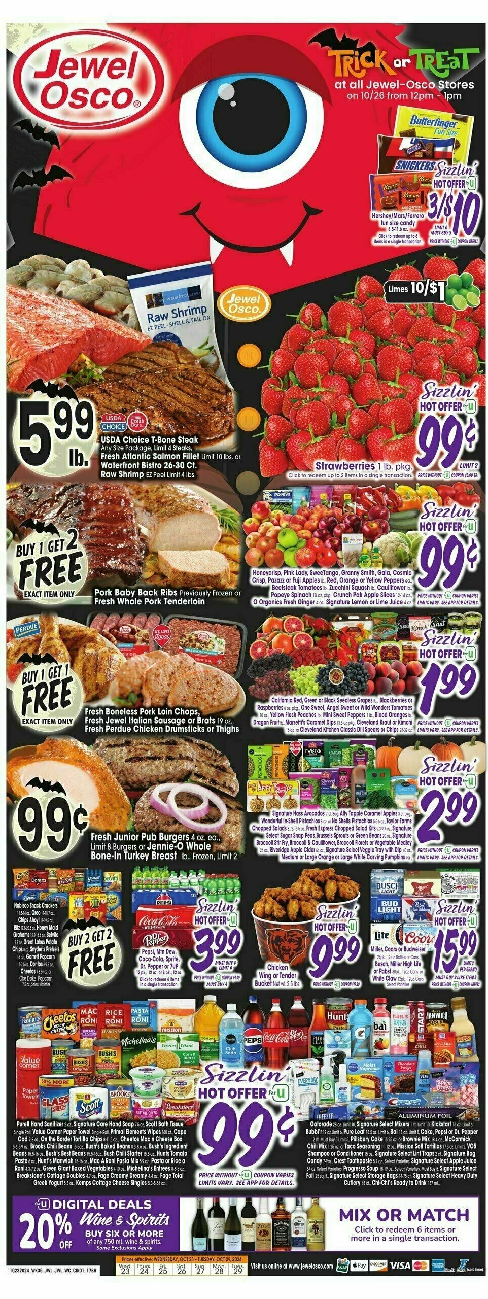 Jewel Osco Weekly Ad from October 23