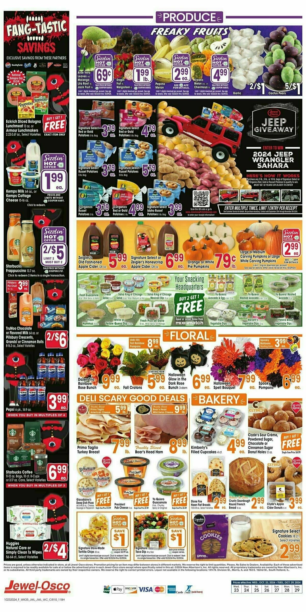 Jewel Osco Weekly Ad from October 23