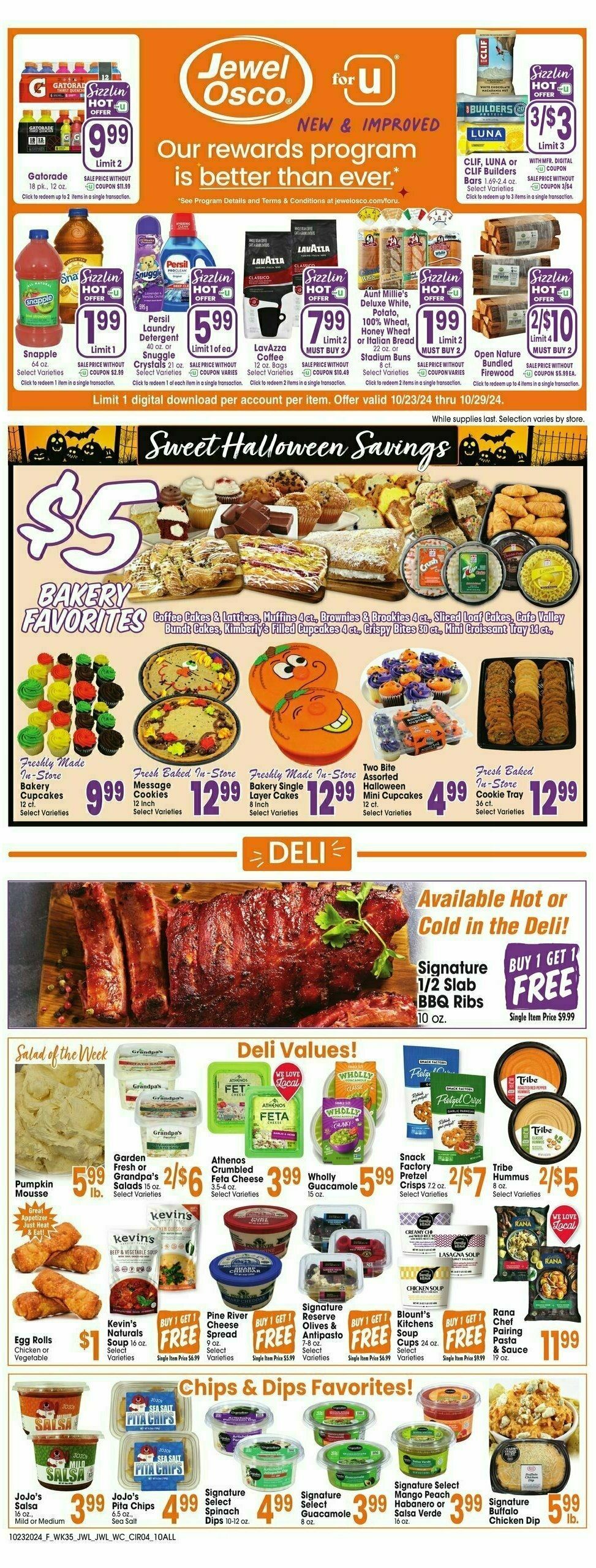 Jewel Osco Weekly Ad from October 23