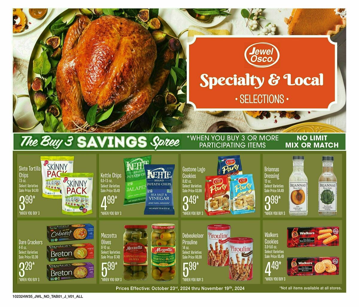 Jewel Osco Weekly Ad from October 23