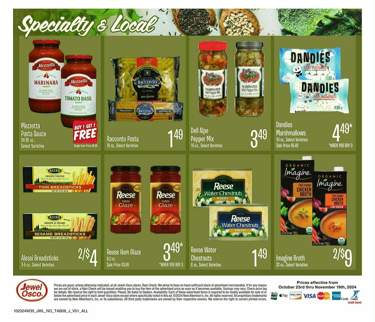 Jewel Osco Weekly Ad from October 23