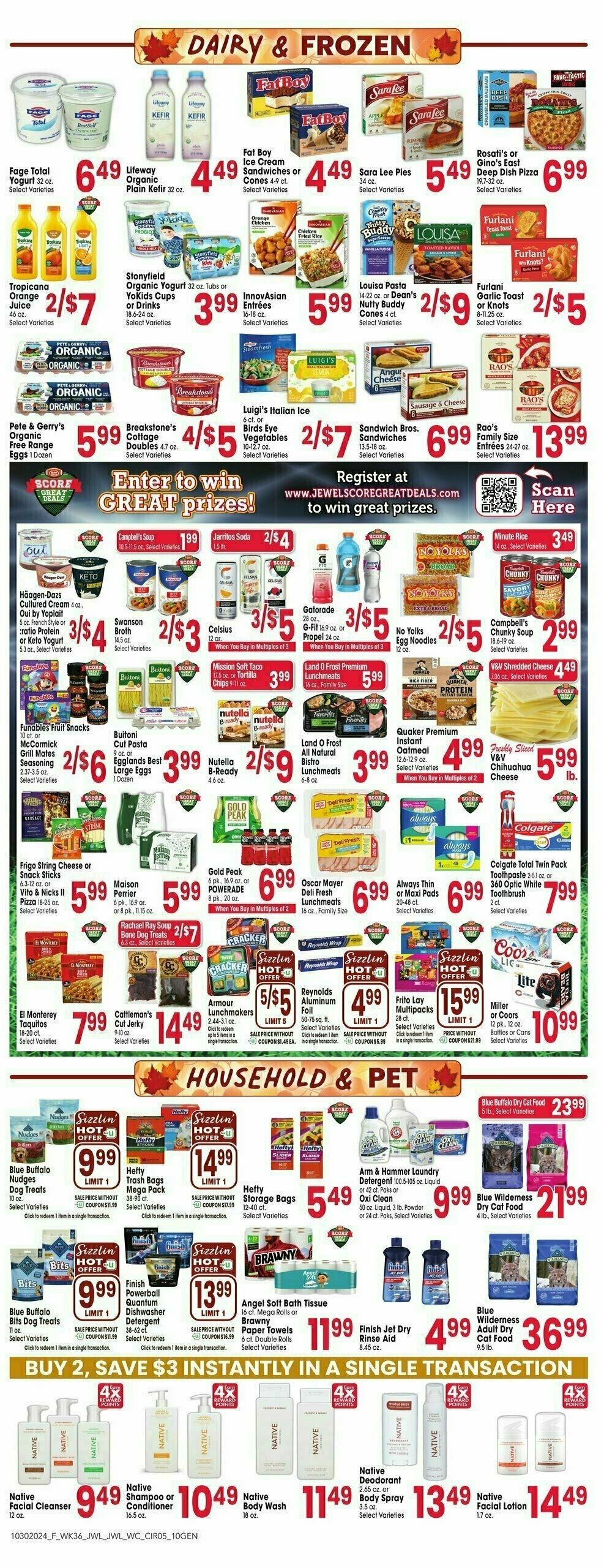 Jewel Osco Weekly Ad from October 30