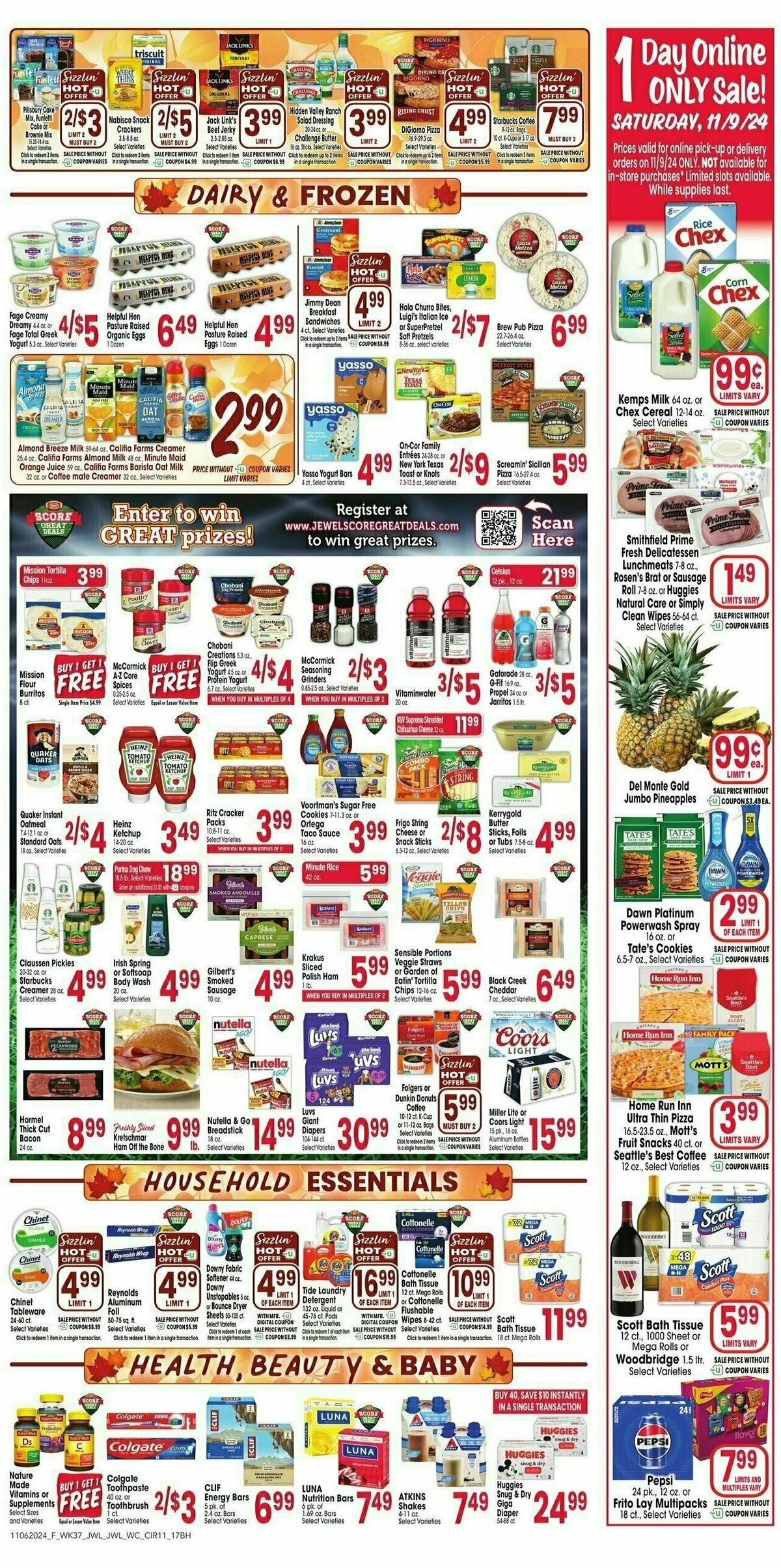 Jewel Osco Weekly Ad from November 6