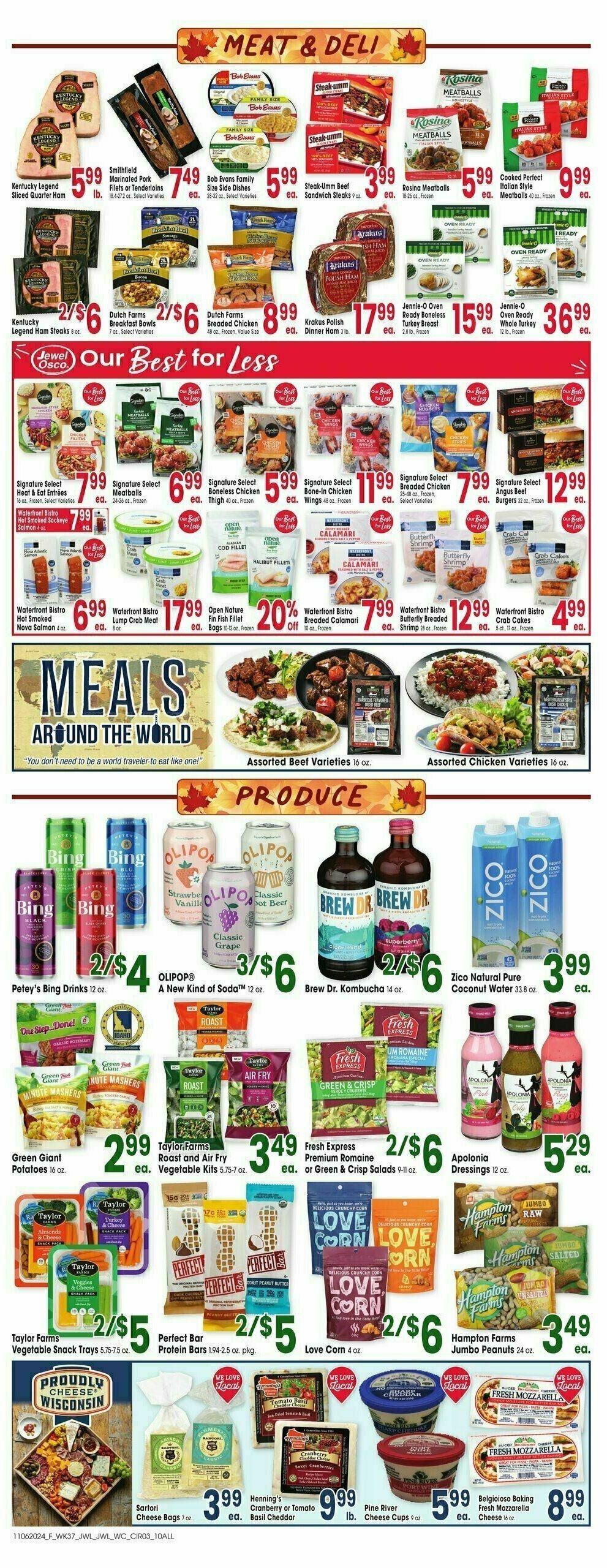 Jewel Osco Weekly Ad from November 6