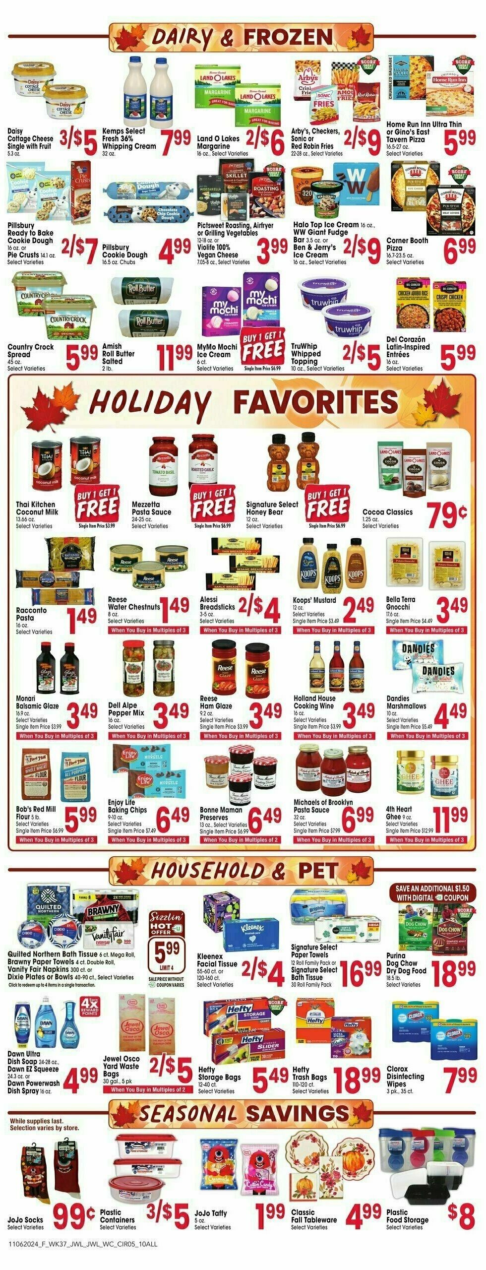 Jewel Osco Weekly Ad from November 6