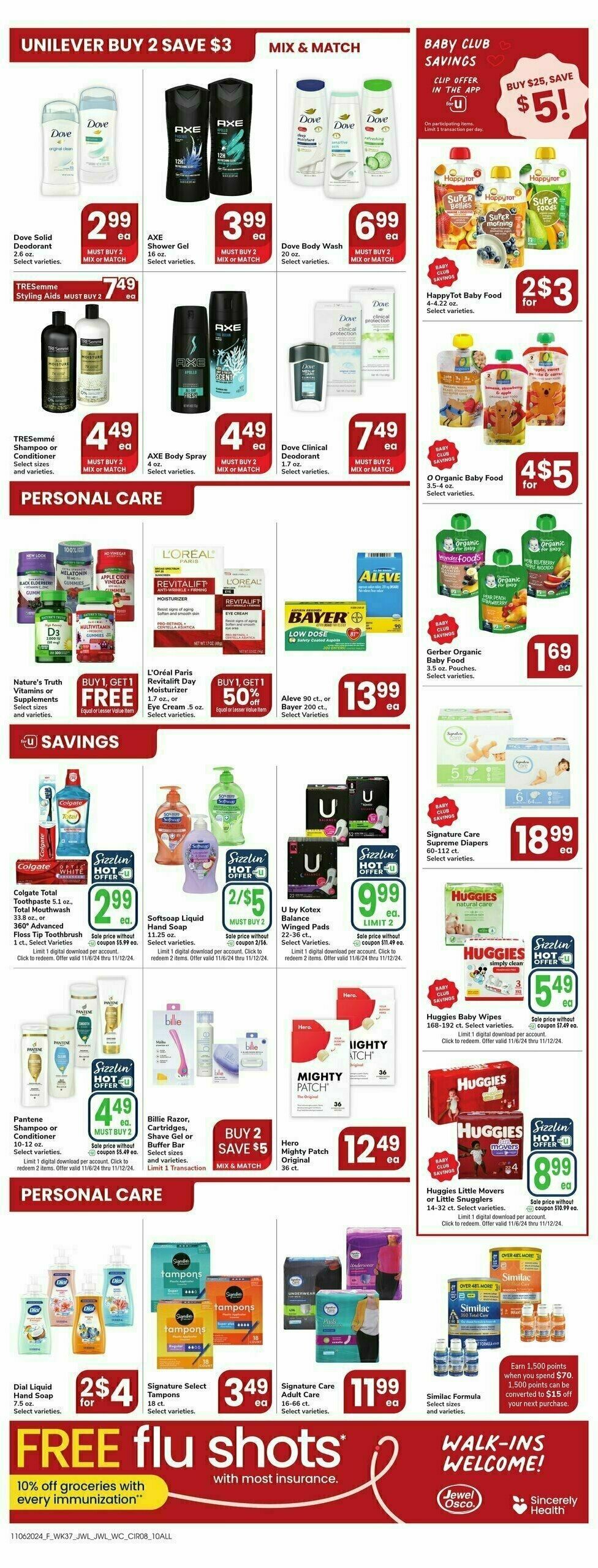 Jewel Osco Weekly Ad from November 6