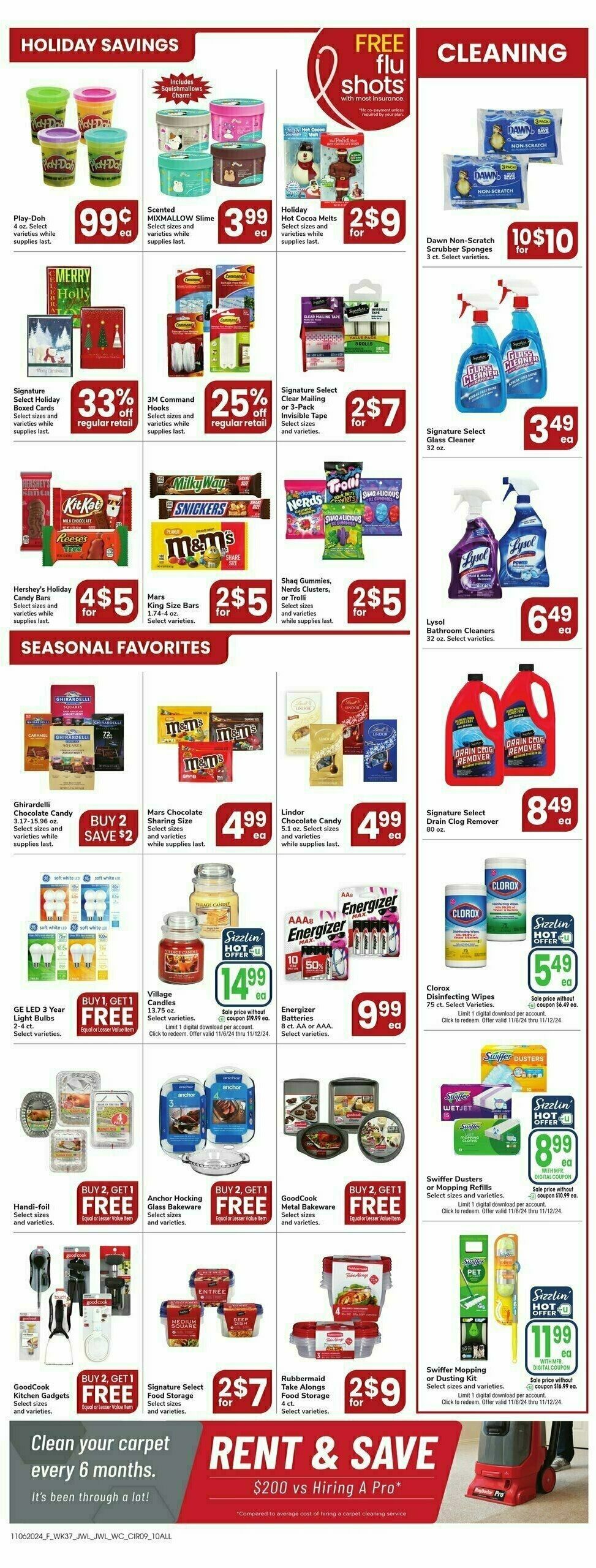 Jewel Osco Weekly Ad from November 6