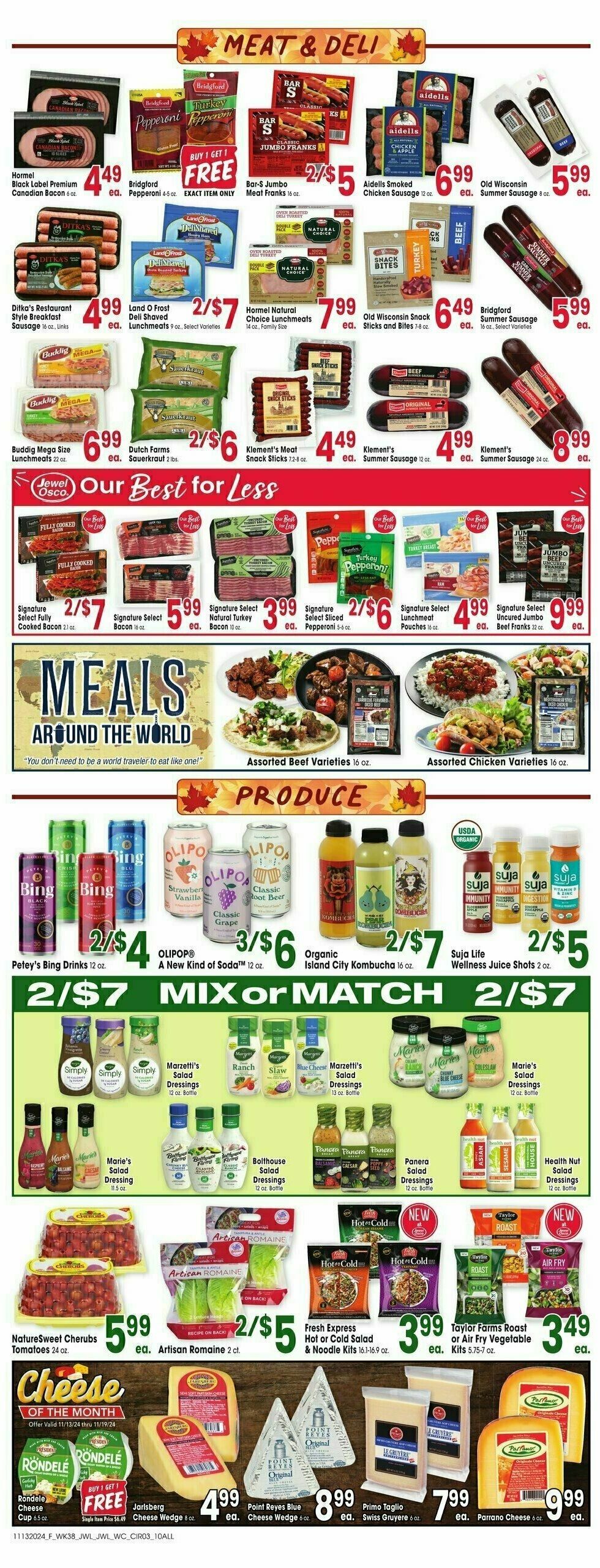 Jewel Osco Weekly Ad from November 13