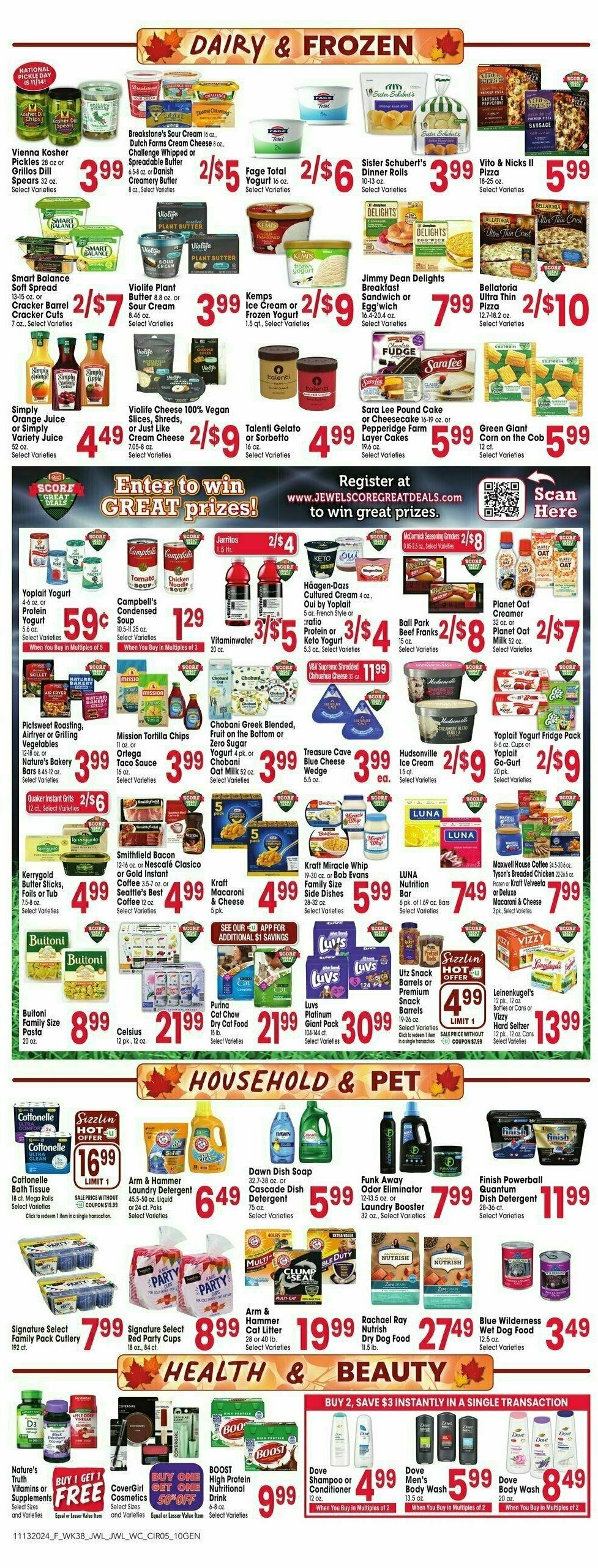 Jewel Osco Weekly Ad from November 13