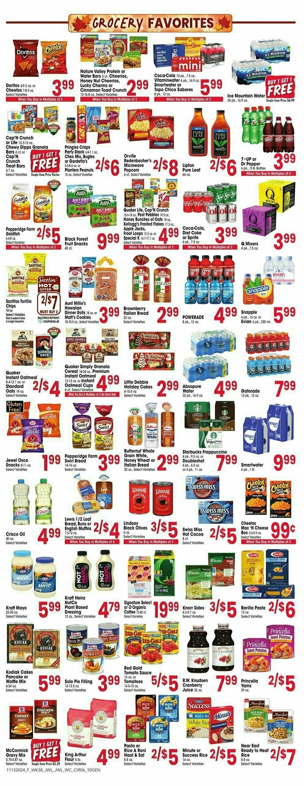 Jewel Osco Weekly Ad from November 13