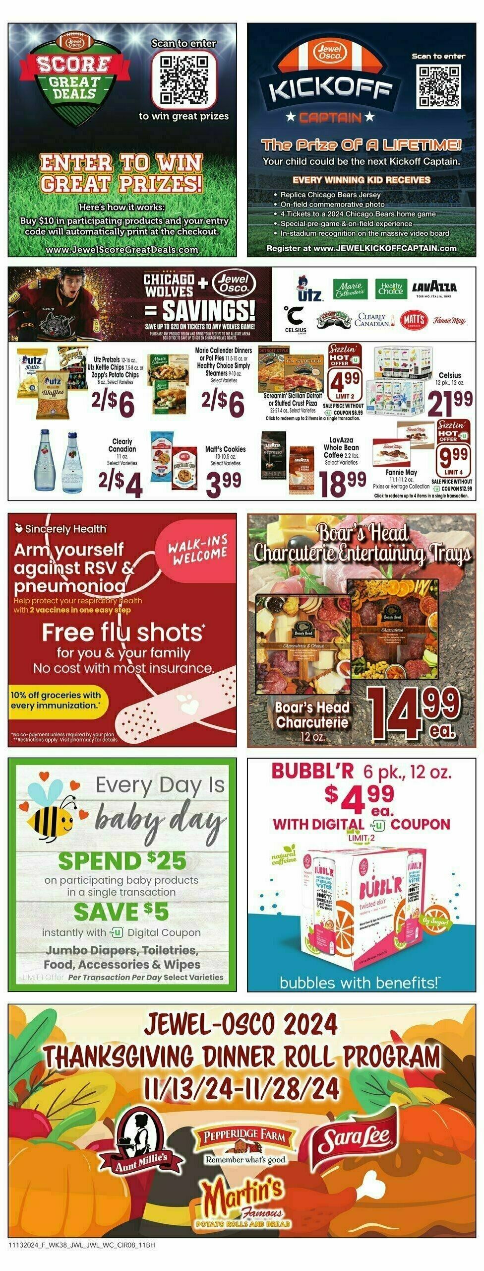 Jewel Osco Weekly Ad from November 13