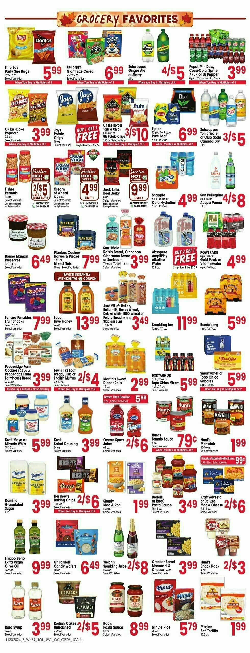 Jewel Osco Weekly Ad from November 20